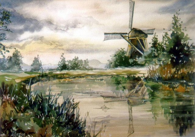 Molen landschap